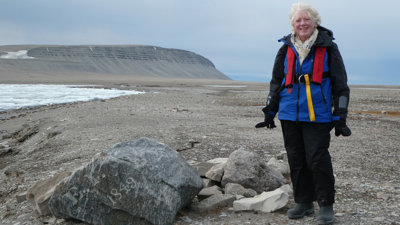 Anne Strathie at Port Leopold, Arctic.