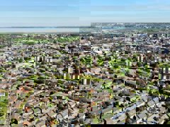 Sheffield skyline of housing