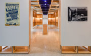 A central shot of the Everest through the lens exhibition.