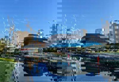 The velodrome in Stratford, London