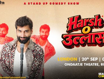 Harsh Gujral poster for stand up comedy show.