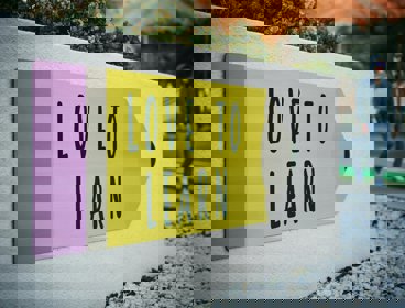 Love to learn signpost