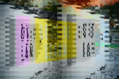 Love to learn signpost