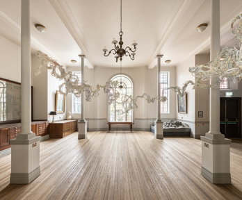 Image of map room at the Royal Geographical Society