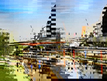 Stratford where the London 2012 Olympics was held