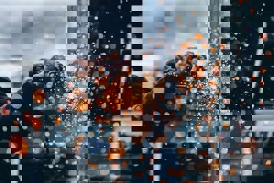 Person holding tool in daytime